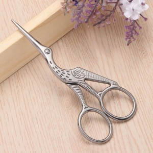 Silver Bird Scissors Eyelash Scissor 